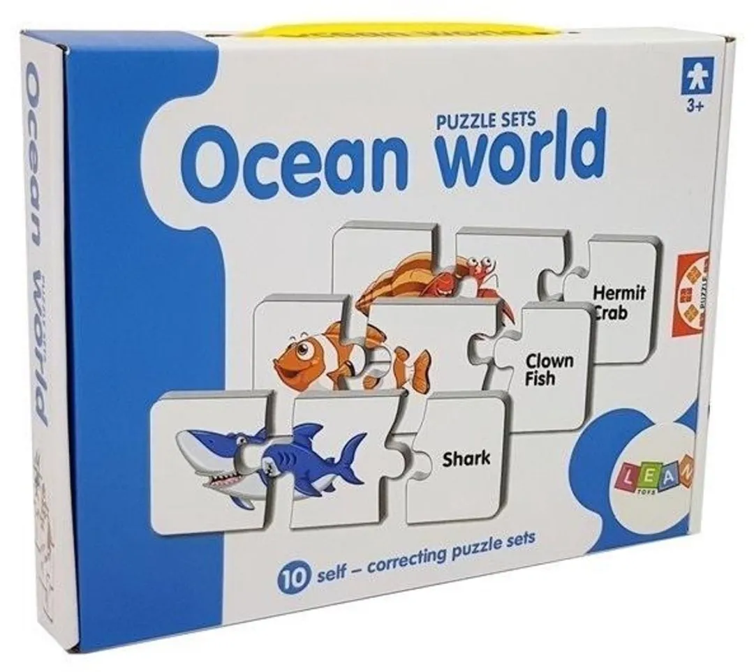 Lean Toys Educatieve Oceaanpuzzel 10-delig