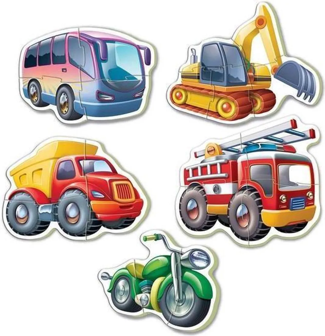 Educa Auto’s Puzzelset 5 Stuks - ED14866
