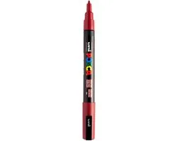 Posca PC3M Verfstift - Donkerrood