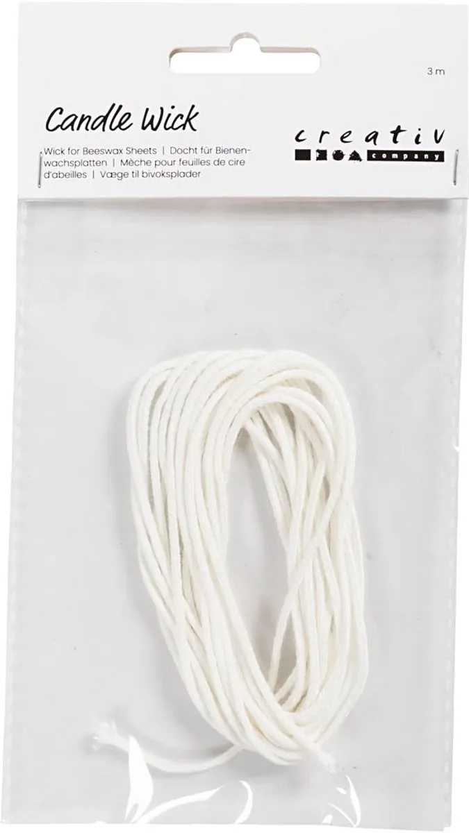 Creativ Company Bijenwas Lont 2-3mm - Multicolor