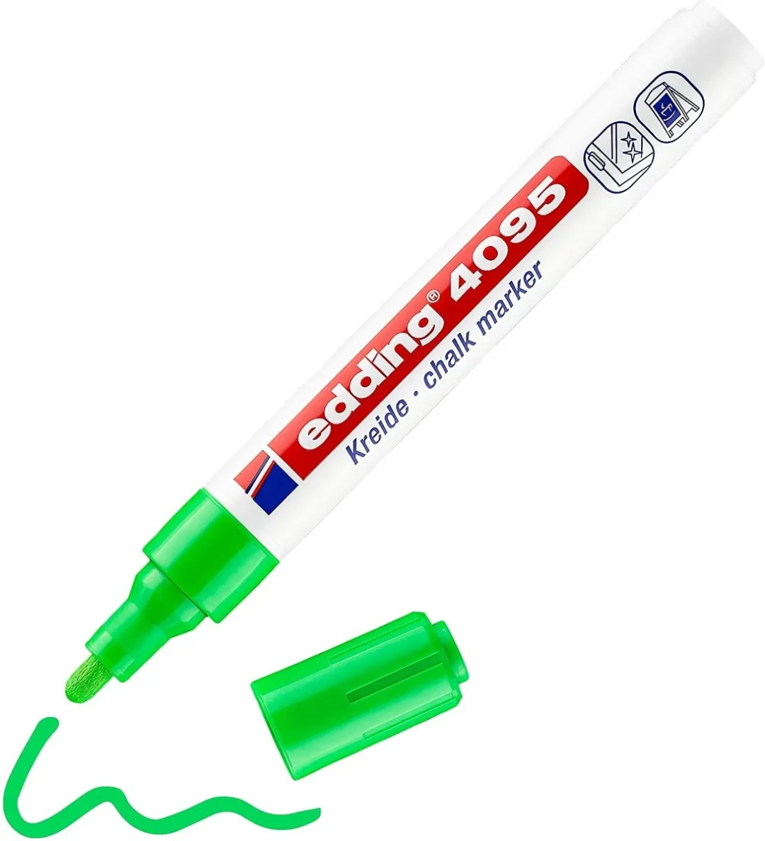 edding 4095 Krijtmarker - Lichtgroen