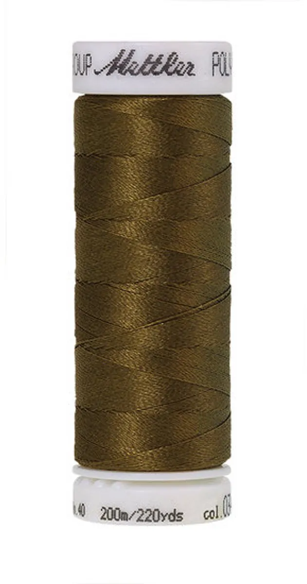 Amann Polysheen Borduurgaren 200m - Bruin