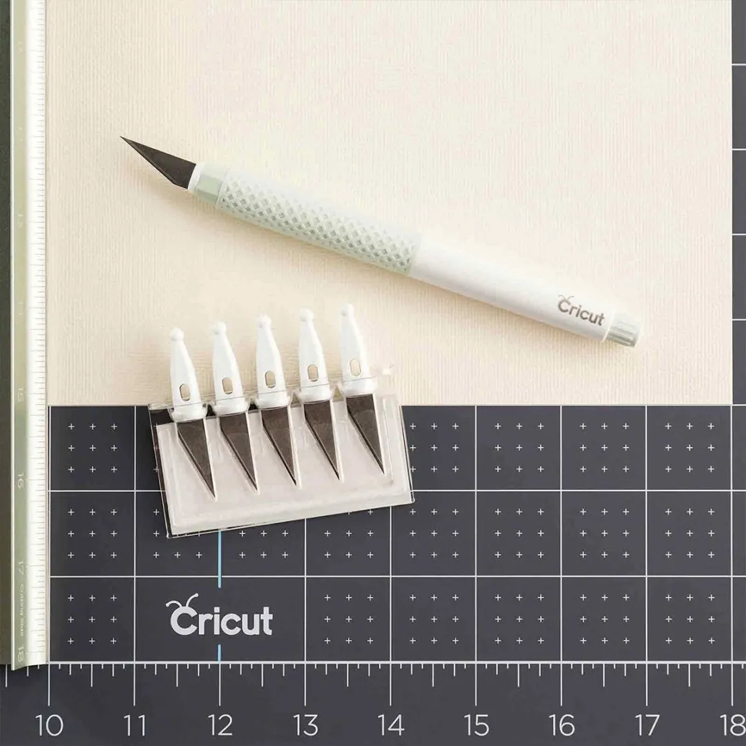 Cricut TrueControl Knife Kit - Munt - 5 Extra Mesjes
