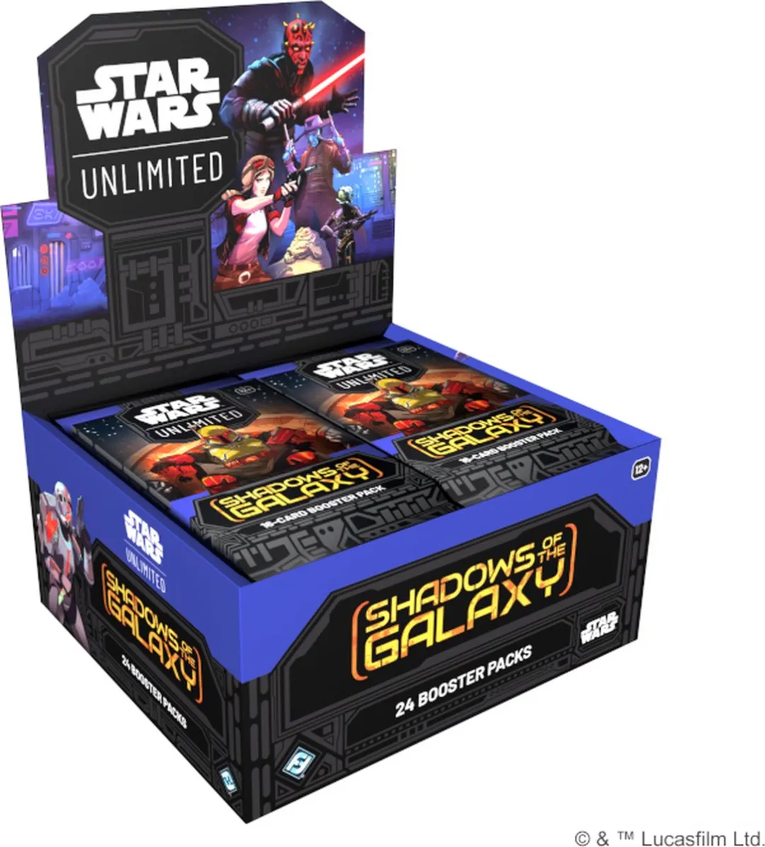 Fantasy Flight Games Star Wars Unlimited Shadows of the Galaxy Booster - TCG