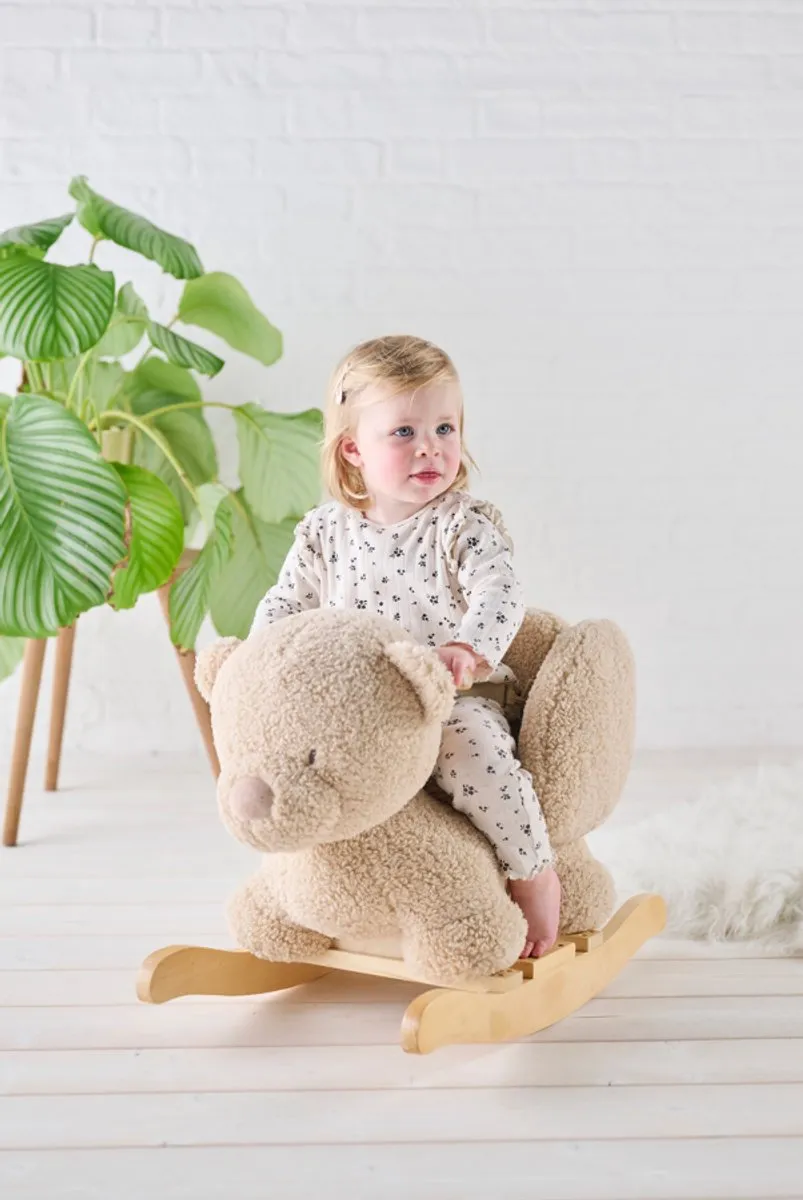 Nattou Teddy Schommelpaard 59cm - Beige