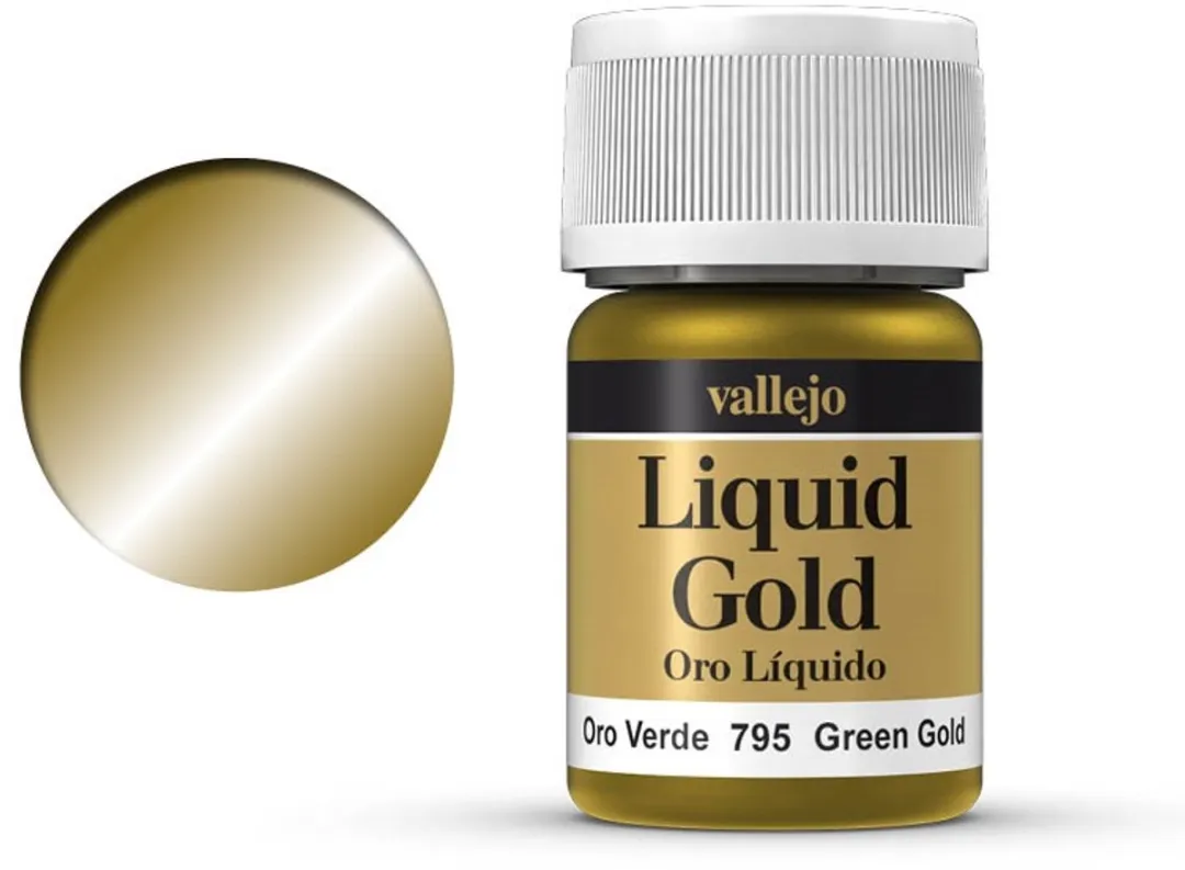 Vallejo Hobbyverf Liquid Green Gold 35ml