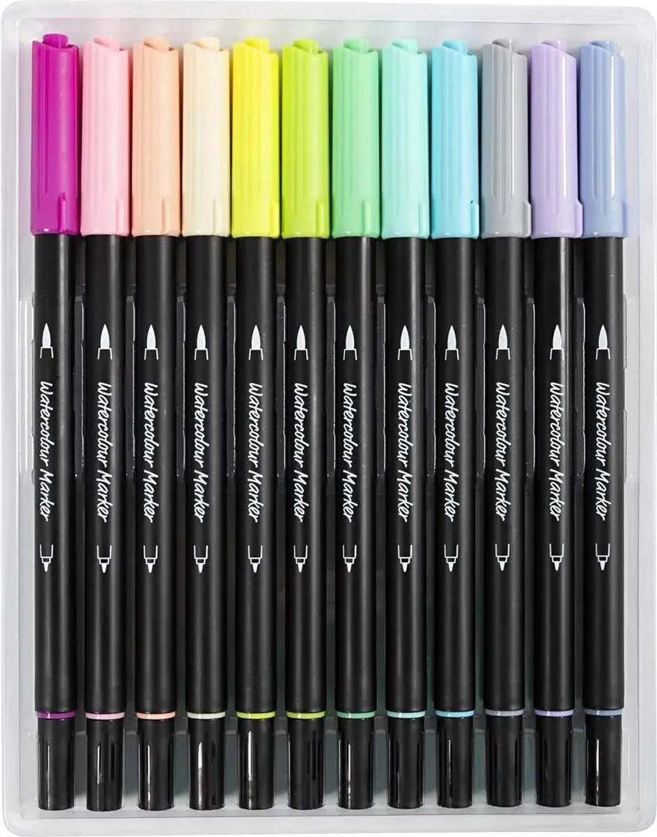 Creativ Company Aquarelmarkers 12 Stuks
