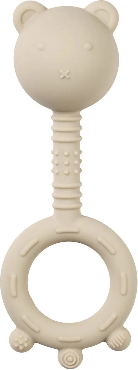Nattou Silicone Rammelaar Beer 6cm