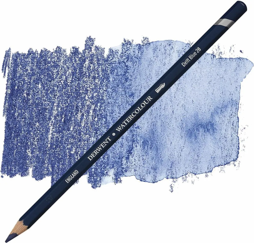Derwent Watercolour Potlood Delft Blue 28