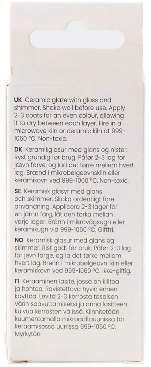 Creativ Company Keramiek Glazuur Yellow Haze 60ml - Multicolor