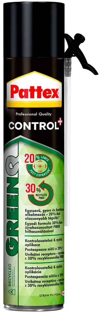 GreenQ Recycled PUR Schuim 500 ml – Universeel Expansieschuim – Gedeeltelijk Gerecycled – Hoge Isolatie & Hechting – Binnen & Buiten 1 Stuks [H2763726]