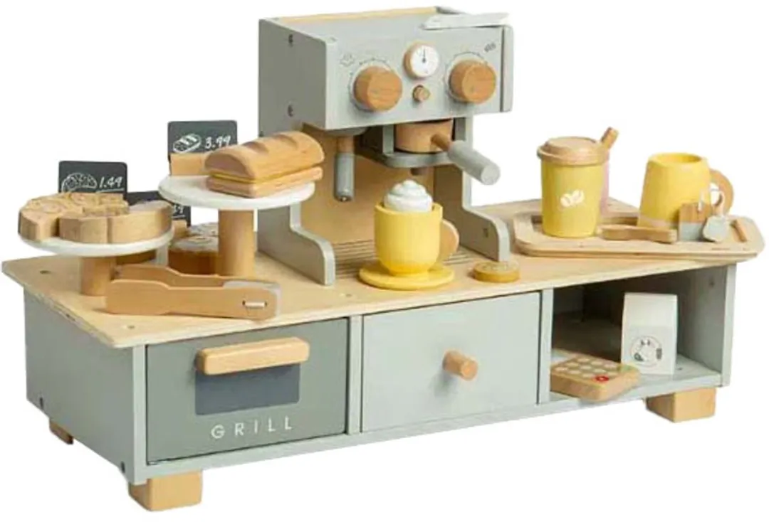 BIGJIGS Koffiebar Rollenspel Multicolor