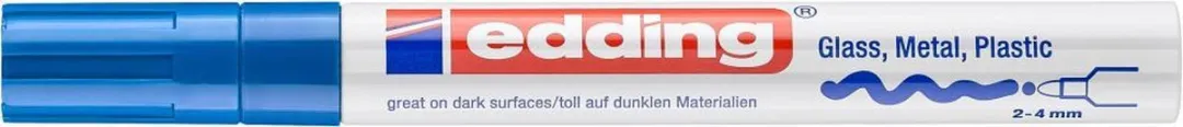 edding 750 Glanslakmarker Blauw - 2-4 mm