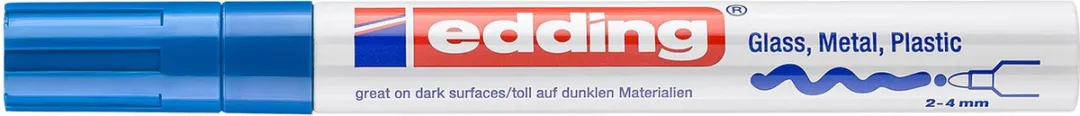 edding 750 Glanslakmarker Blauw - 2-4 mm