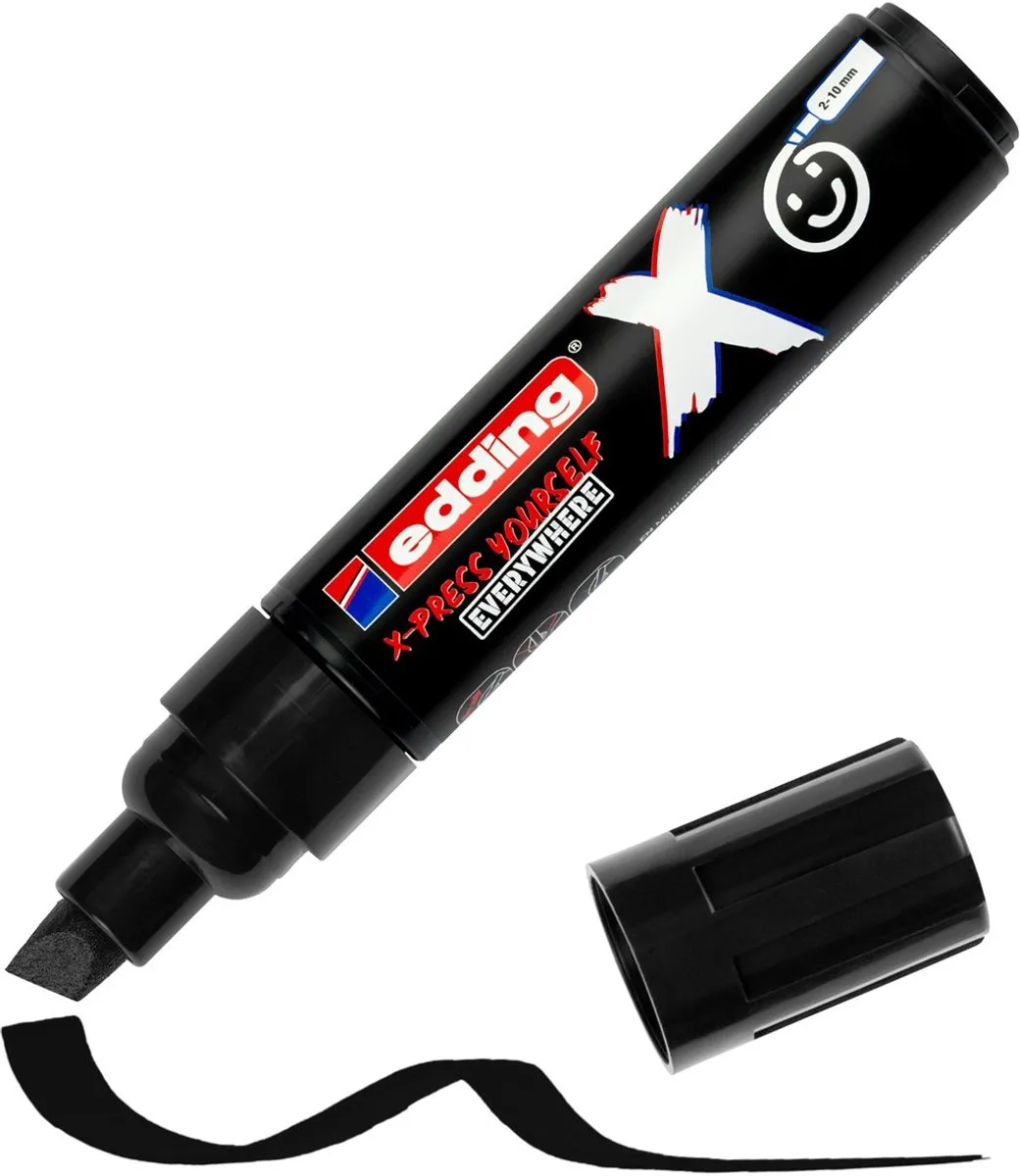 edding 6900 X Multimarker - 2 Stuks Zwart/Wit - afbeelding 6 van 6