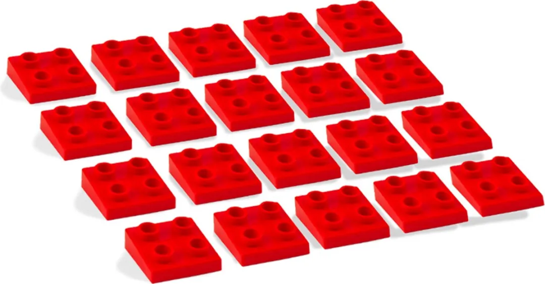 Toy2 Slope Track Connector - Voor Lego Duplo & BioBuddi - 20 stuks