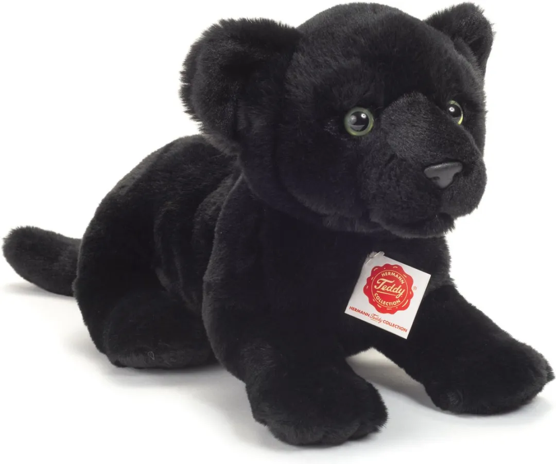 Teddy Hermann Knuffeldier Zwarte Panter - 30 cm - Zwart