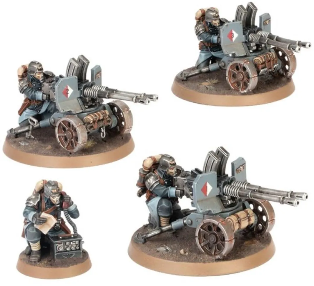 Games Workshop Warhammer 40K Astra Militarum Krieg Heavy Weapons Squad 47-73