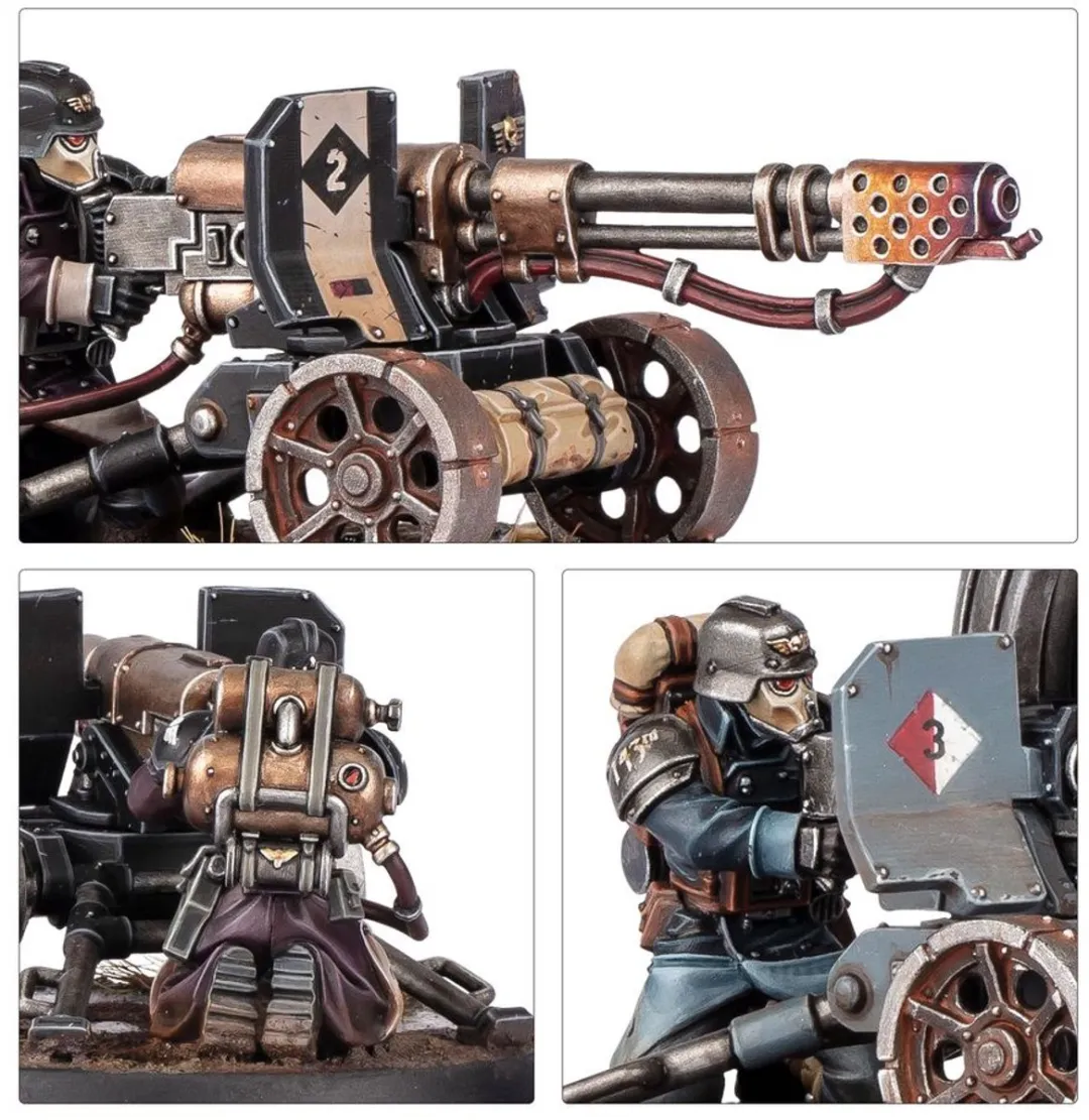 Games Workshop Warhammer 40K Astra Militarum Krieg Heavy Weapons Squad 47-73