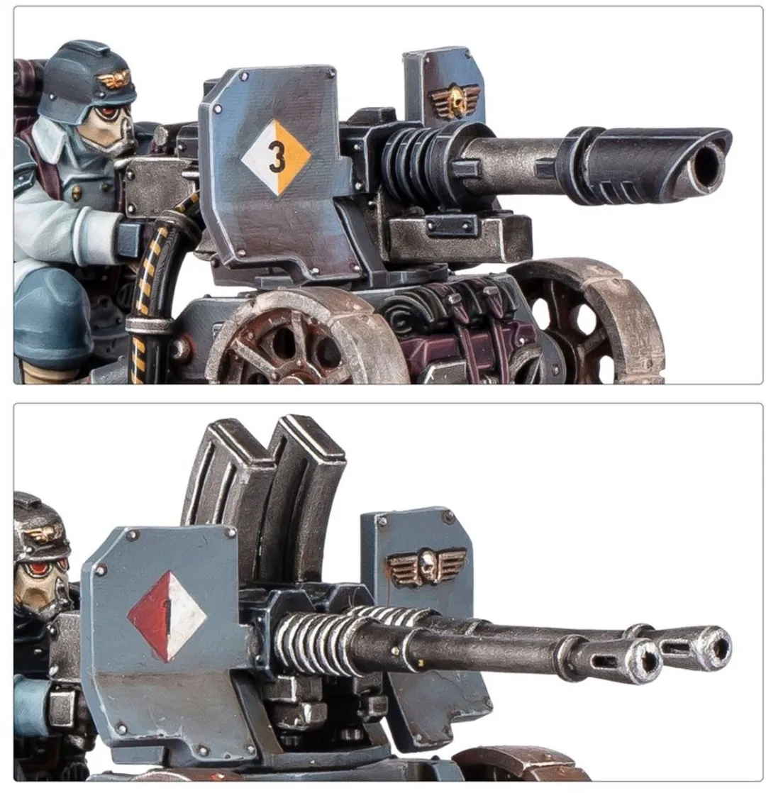 Games Workshop Warhammer 40K Astra Militarum Krieg Heavy Weapons Squad 47-73