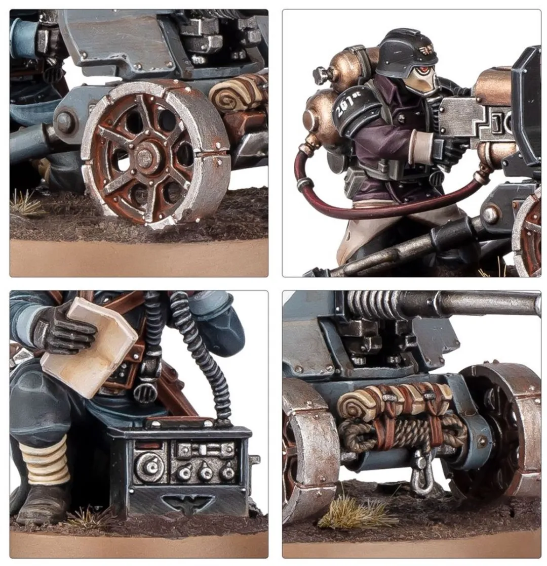 Games Workshop Warhammer 40K Astra Militarum Krieg Heavy Weapons Squad 47-73
