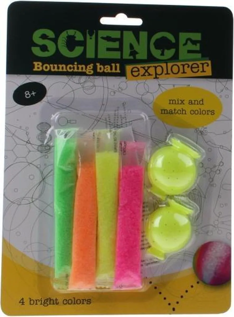 Johntoy Science Explorer Stuiterbal Set 5-delig