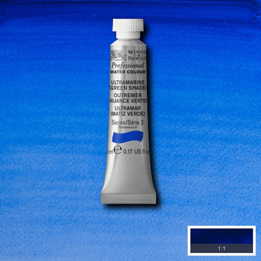 Winsor & Newton Professional Aquarelverf Ultramarine (Green Shade) 5ml