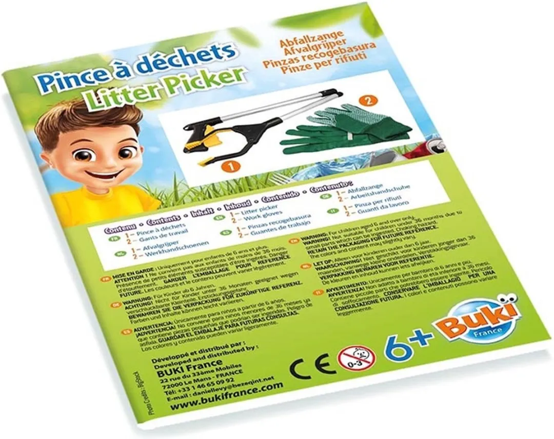 Buki France BN013 Afvalgrijper - Meerkleurig