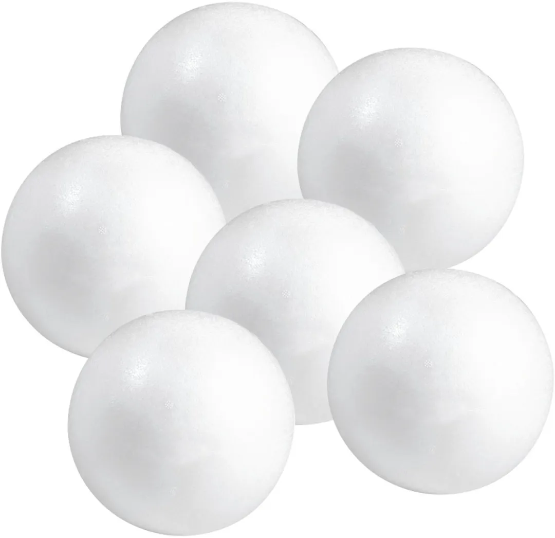 Rayher Piepschuim Bollen Wit Ø15cm