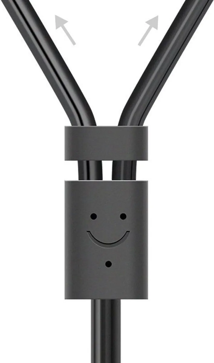 Ugreen 2x RCA naar 3.5mm Audiokabel 20cm - Grijs