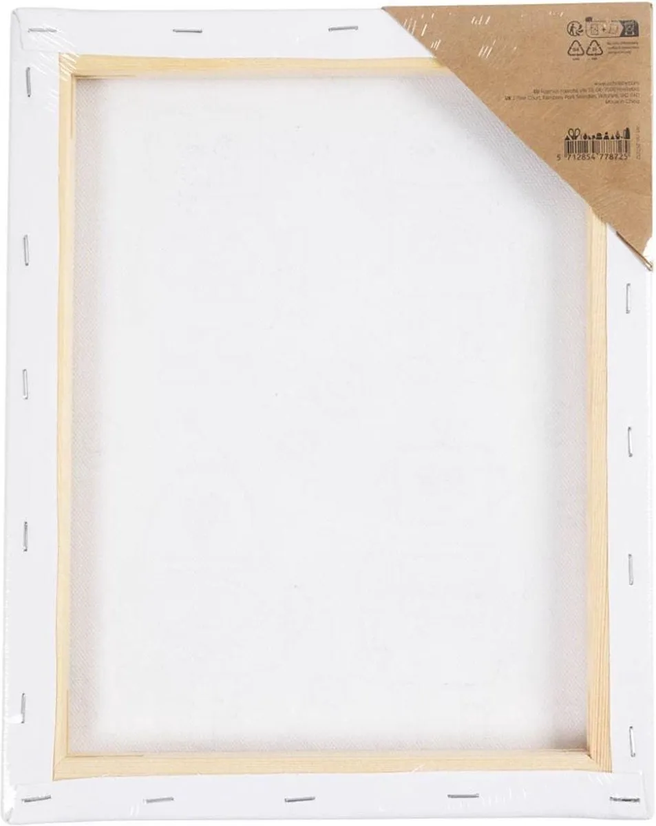 Creativ Company Schildercanvas Robots 24x30cm - Multicolor