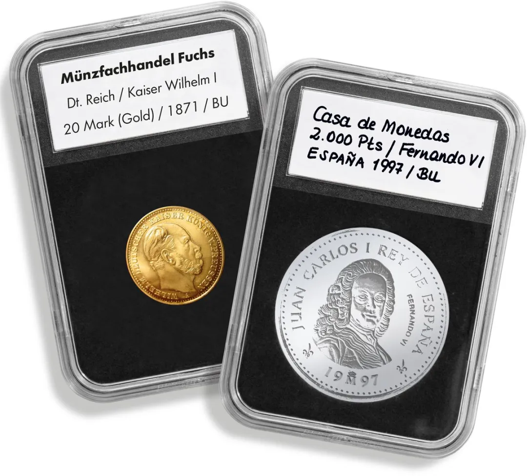 Muntcapsules Slab - geschikt voor munten Ø 32 mm. - QUICKSLAB