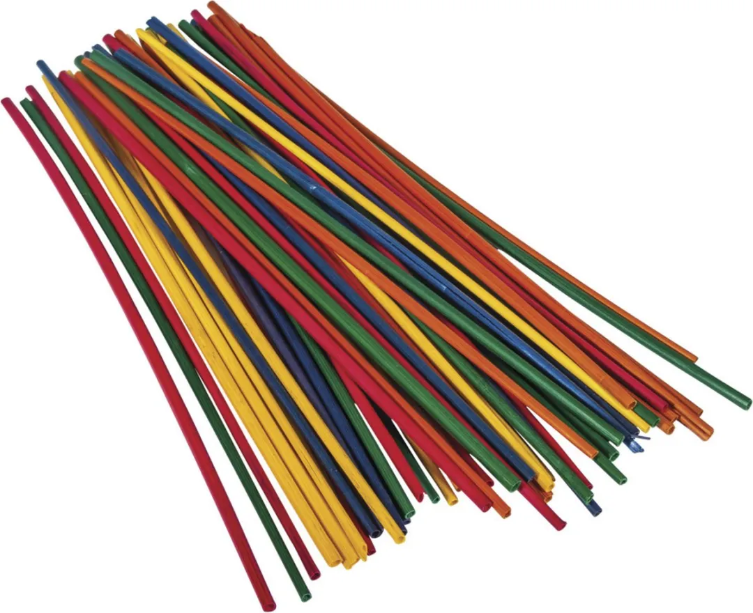 Rayher Stro Houtjes Assortiment 50 Stuks