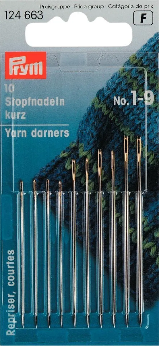 Prym Stopnaalden No. 1-9 - 10 Stuks - Nikkel