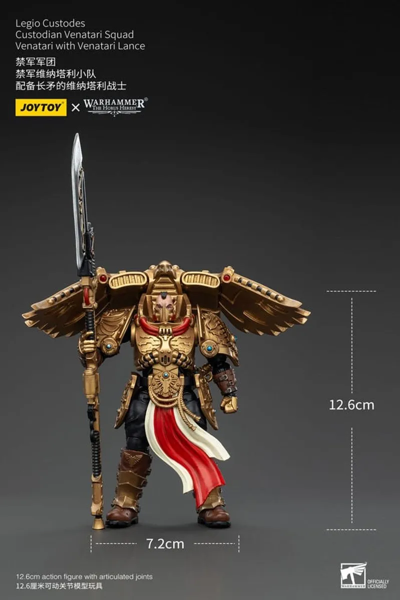 Joy Toy Warhammer 1/18 Legio Custodes Venatari Squad - JT00799 - Multi - afbeelding 6 van 6