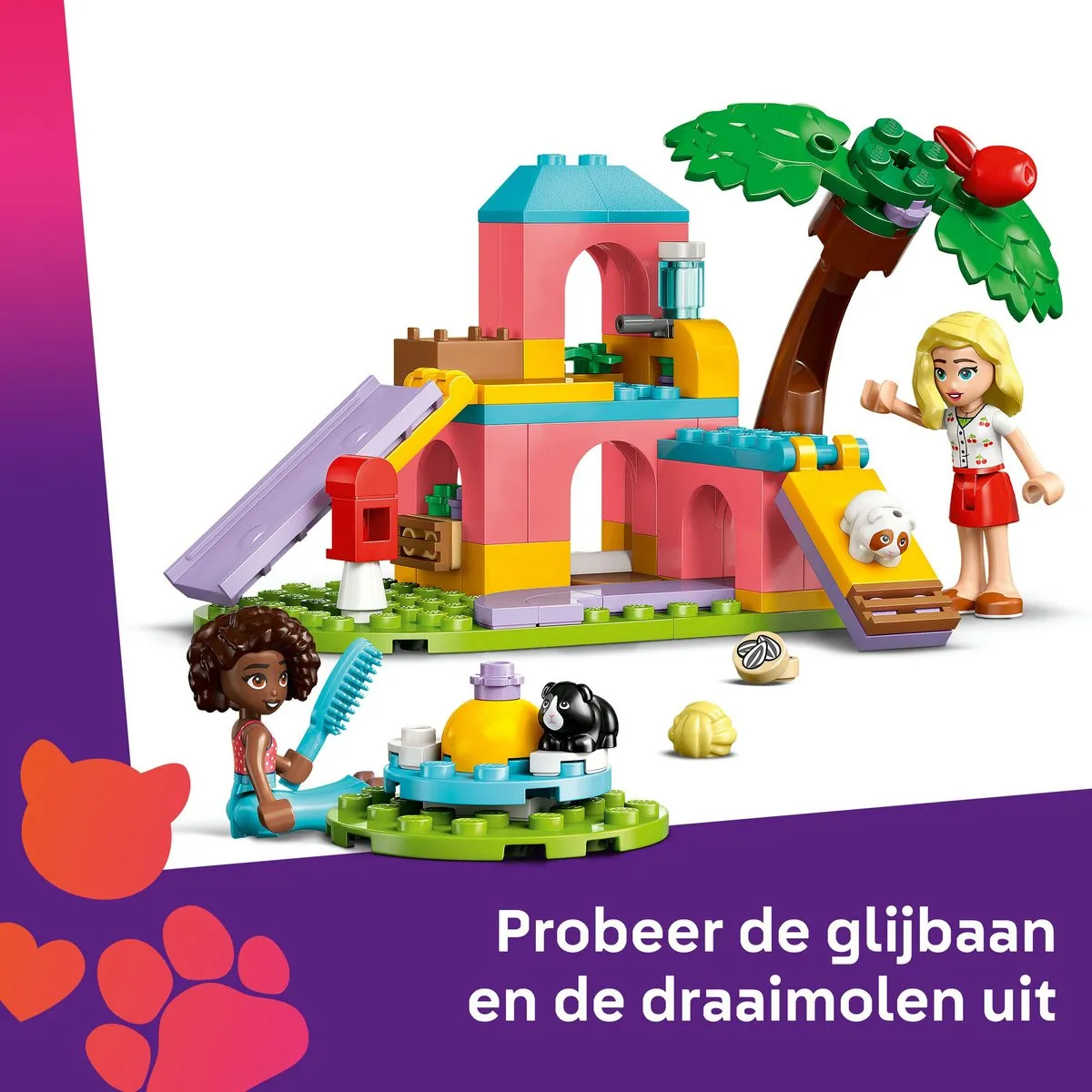 LEGO Friends Caviaspeeltuin Bouwpakket 42640 - 2 Minifiguren