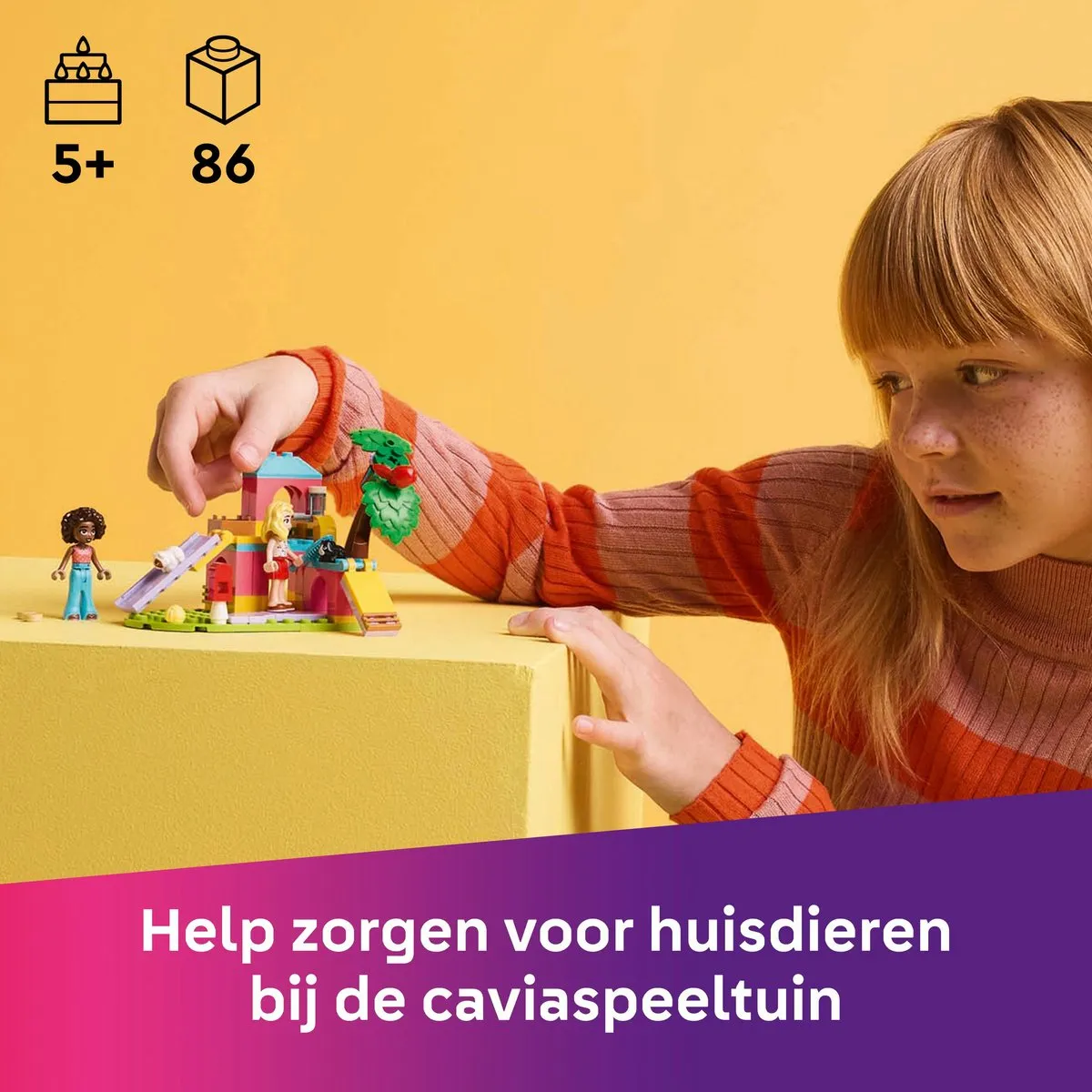 LEGO Friends Caviaspeeltuin Bouwpakket 42640 - 2 Minifiguren