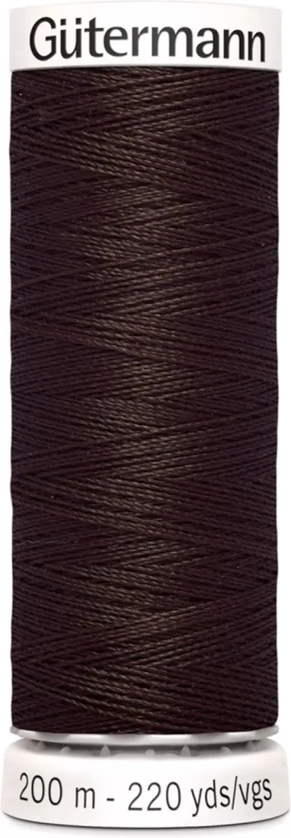 Gutermann Polyester Naaigaren 200m - Bruin - afbeelding 5 van 6