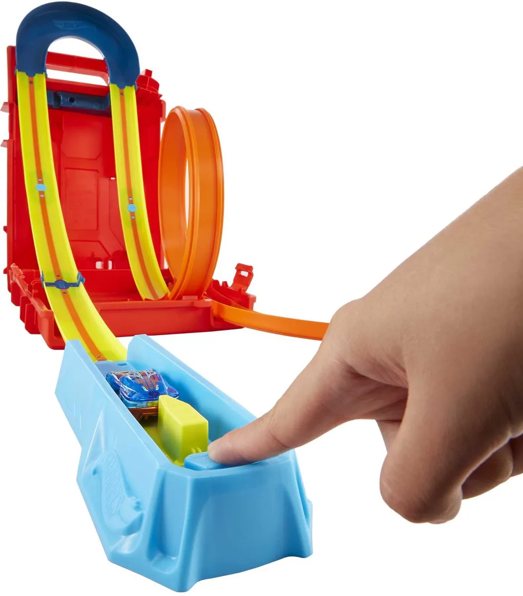 Hot Wheels Track Builder HDX78 Stuntpakket - 6 Baandelen - Meerkleurig
