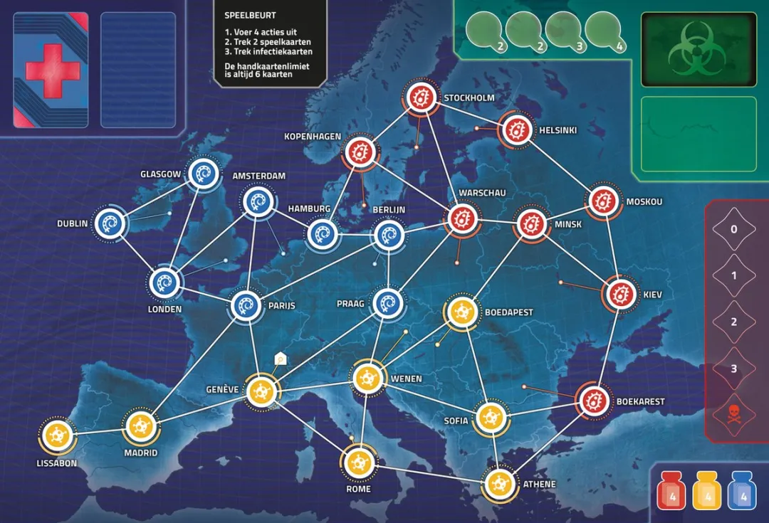 Z-Man Games Pandemic Hot Zone Europa ASM-ZMG7142NL - Bordspel 2-4 spelers