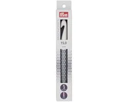 Prym Ergonomische Kunststof Wolhaaknaald 15mm - Wit/Blauw