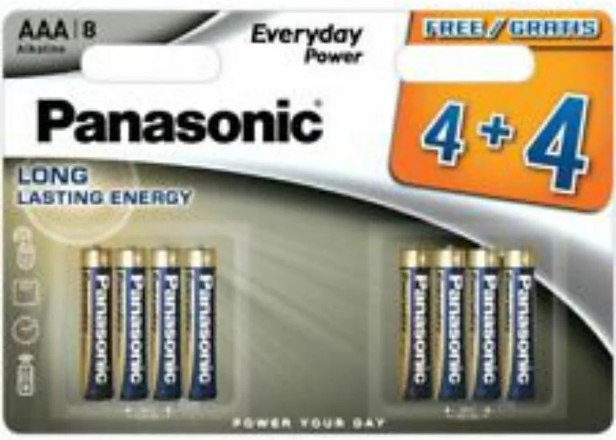 Panasonic Alkaline AAA Batterijen