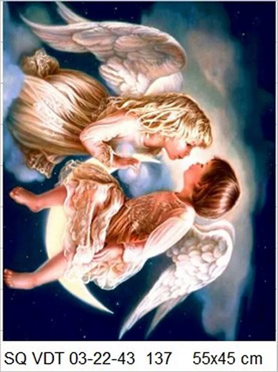 VDTOYS Diamond Painting VDTB137 Groot - 55x45cm - Angels 3