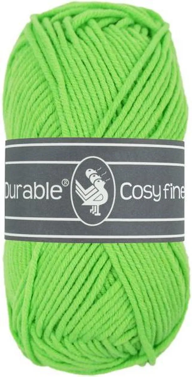 Durable Cosy Fine Neon Green