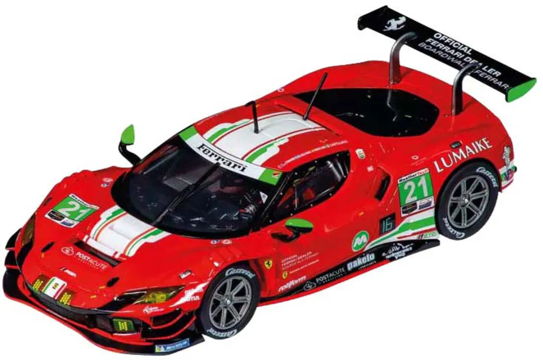 Carrera Evolution Ferrari 296 GT3 'AF Corse No.21' 1:32 - Rood