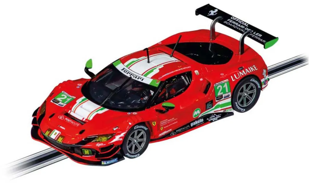 Carrera Evolution Ferrari 296 GT3 'AF Corse No.21' 1:32 - Rood