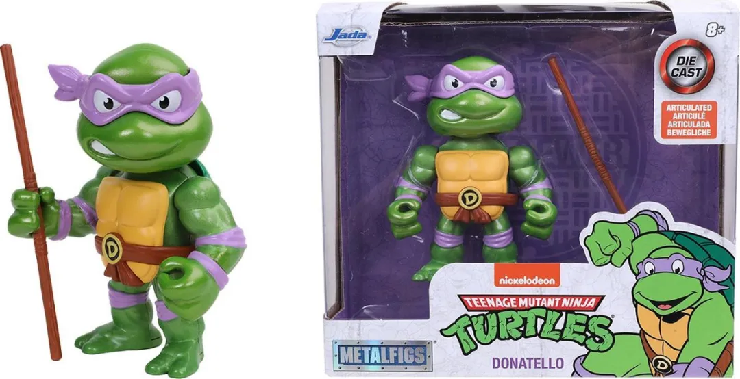 Jada Toys - Turtles 4" Donatello Actiefiguur