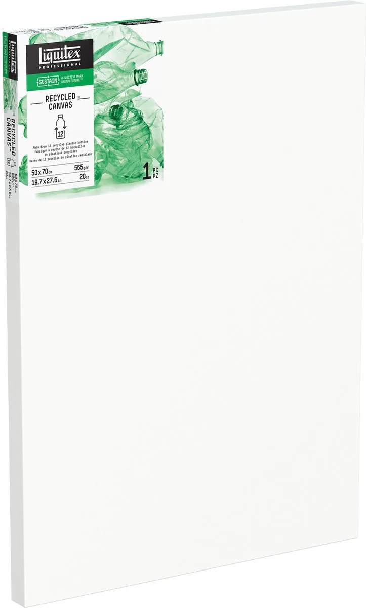 Liquitex Recycled Plastic Canvas 50x70cm - Diep Rand - 565 g/m²