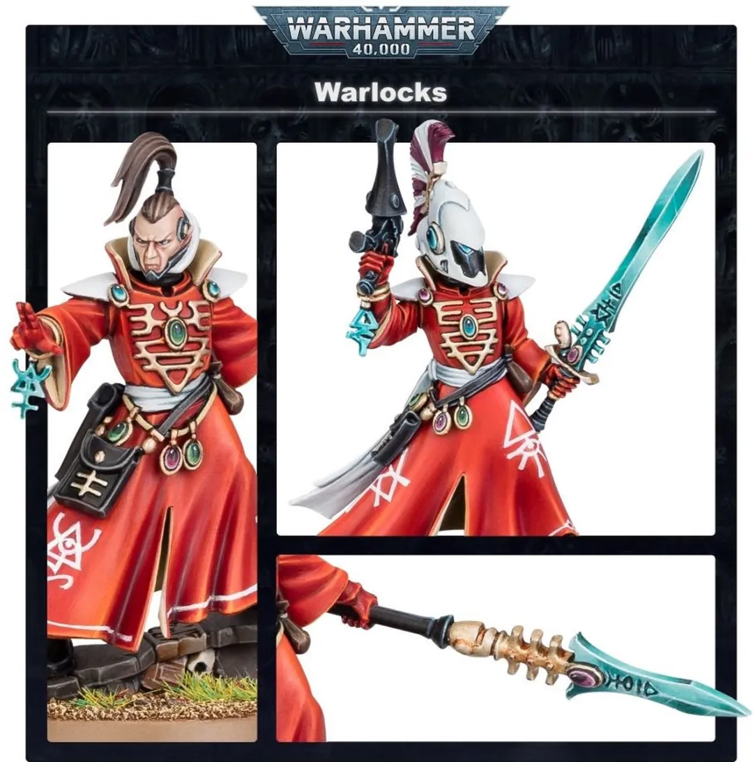 Games Workshop Warhammer 40.000 Aeldari Warlocks - 26 Onderdelen