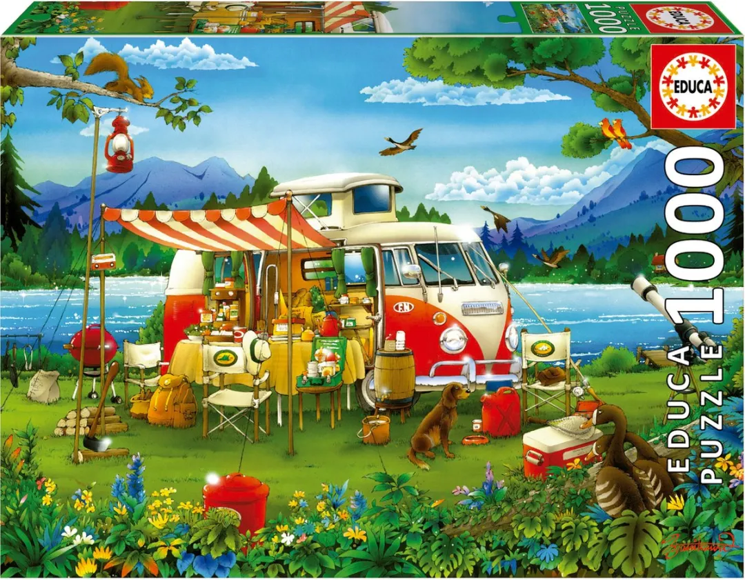 Educa Vakantie op het Platte Land Puzzel 1000 Stuks